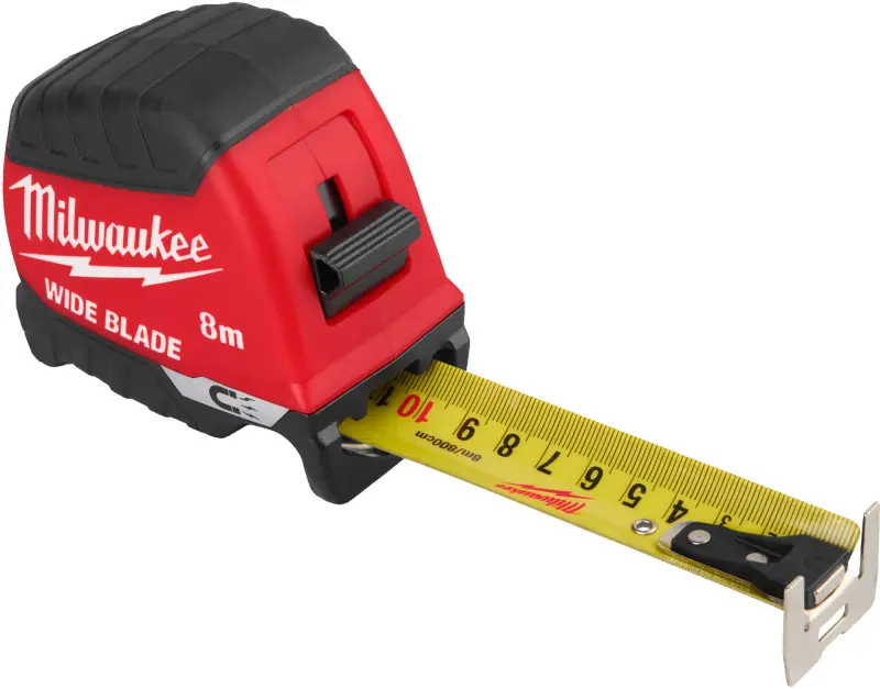 Široký svinovací metr Milwaukee WIDE BLADE MAGNETIC (GEN2) 8M-35, délka 8 metrů, magnetický, 4932499209